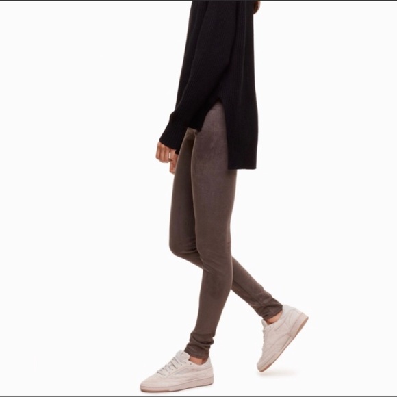Wilfred Pants - Wilfred Free vegan suede leather Daria leggings